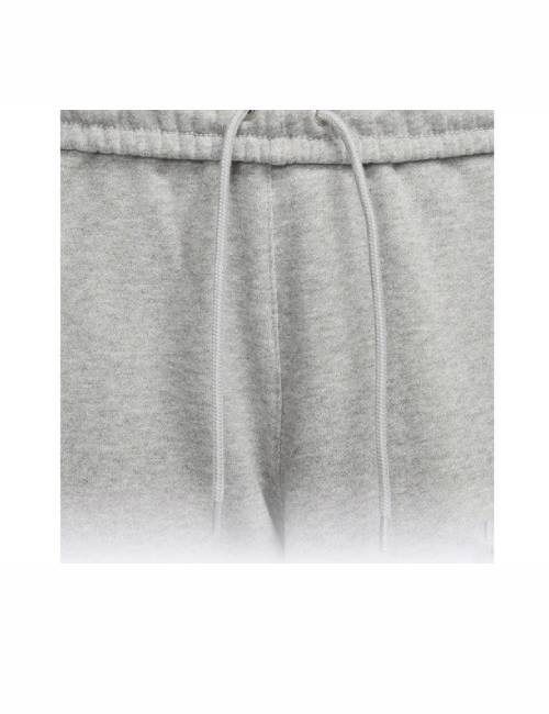 Nike Club M Nk Ft Oversized Pant, Solid Color Mid-Rise Brand Logo Casual Pants, Unisex Grey — изображение 4