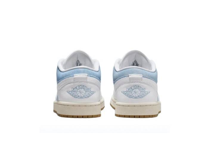Women's Jordan Air Jordan 1 Low retro sneakers (leather and denim) with a non-slip sole — изображение 3