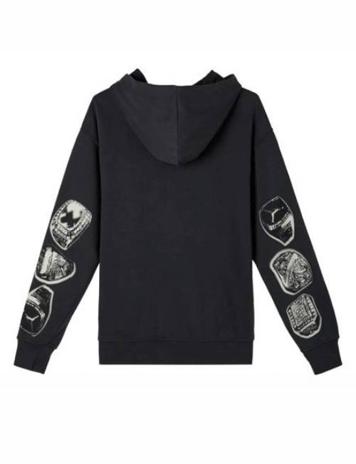 Jordan MVP FW24 Knitted Pullover Hooded Long-Sleeve Sweatshirt, Men's Black — изображение 4