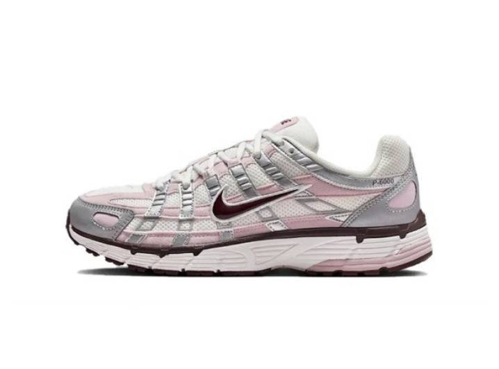 Nike P-6000 Comfortable and Versatile Low-Top Casual Shoes for Women, White