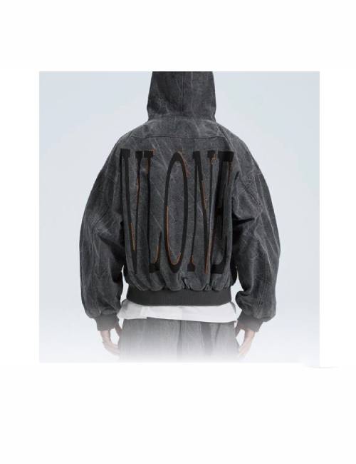 Unisex VLONE jacket featuring a large embroidered logo and a tree-branch pattern. — изображение 4