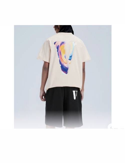 VLONE SS25 STAPLE Large Logo Print Knitted Loose Casual Shorts, Unisex — изображение 3