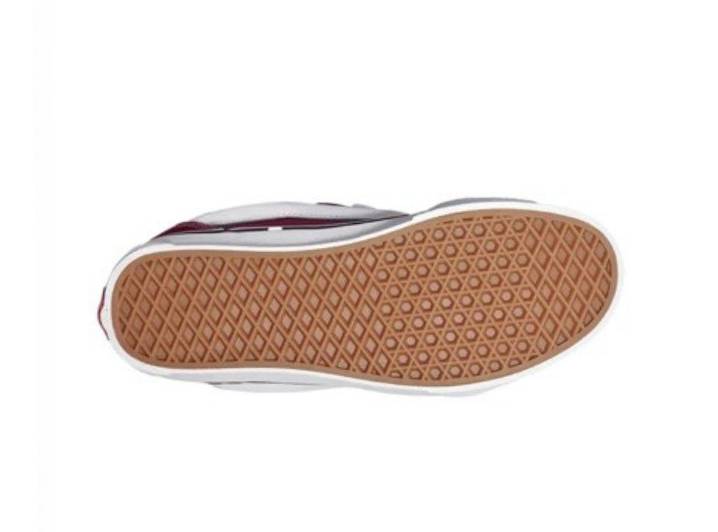 Vans Knu Skool suede comfortable low-top sneakers, unisex style, red and white — изображение 3