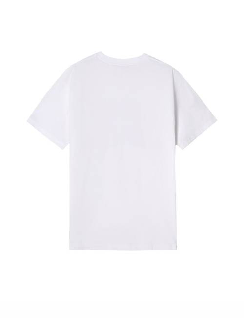 Levi's American Casual Short-Sleeve T-Shirt with Double Horse Studs, White (Unisex) — изображение 3