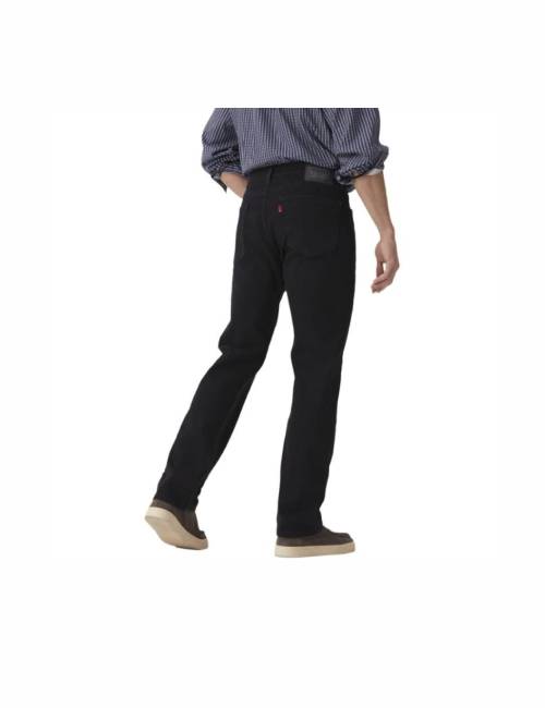 Levi's 505 Comfortable, Casual, Simple, Versatile Mid-Rise Straight Leg Jeans for Men Matte Black — изображение 3