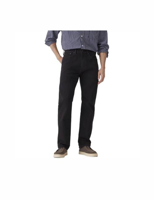 Levi's 505 Comfortable, Casual, Simple, Versatile Mid-Rise Straight Leg Jeans for Men Matte Black — изображение 4