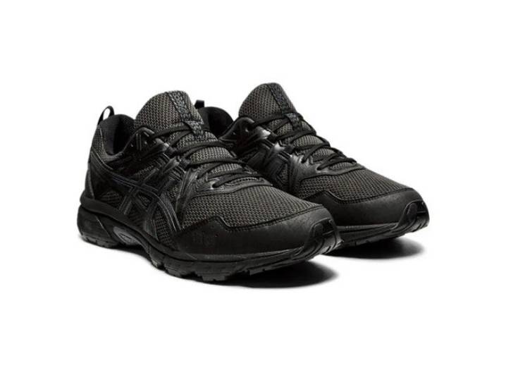 Asics Gel-Venture 8 Comfort Fabric Low-Top Training Running Shoes, Men's Black — изображение 3