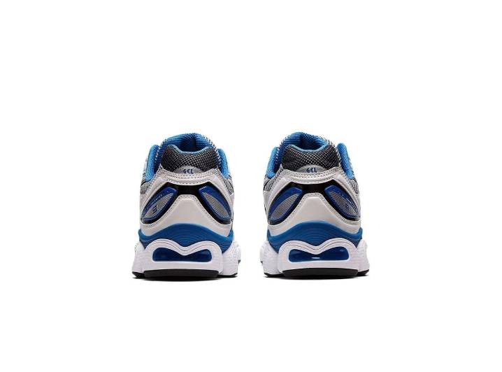 Asics GEL-Nimbus9 Fabric Sporty Fashion Low-Top Casual Shoes Men's White and Blue — изображение 5