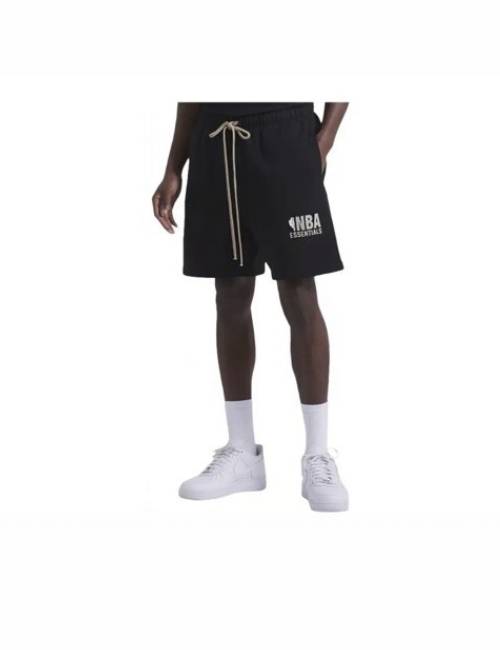 Fear of God Essentials NBA Collaboration FW24 Sweatshorts Men's Heavyweight Casual Shorts with Logo and Drawstring Hem Meteorite Black/BLACK — изображение 3