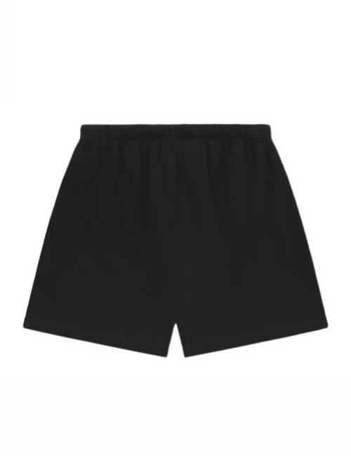 Fear of God Essentials NBA Collaboration FW24 Sweatshorts Men's Heavyweight Casual Shorts with Logo and Drawstring Hem Meteorite Black/BLACK — изображение 4