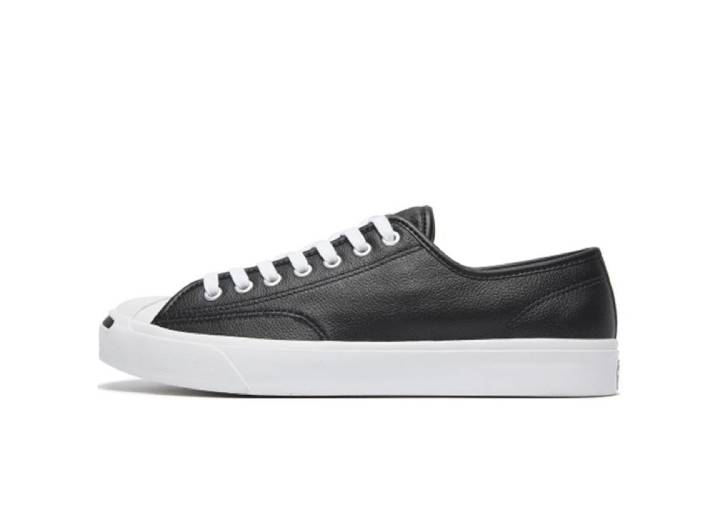 Converse Jack Purcell Leather Chuck Taylor All Star Low-Top Sneakers, Unisex, Black