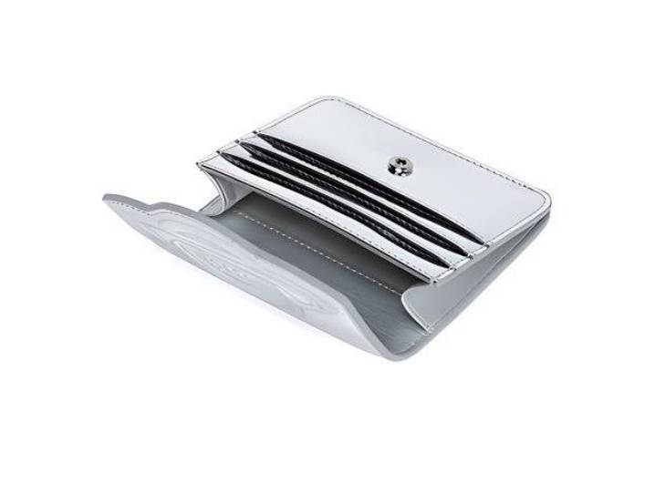 JELLYTOYBOY JTB Portable Silver Glacier Faux Leather ID and Card Holder (Unisex) — изображение 5