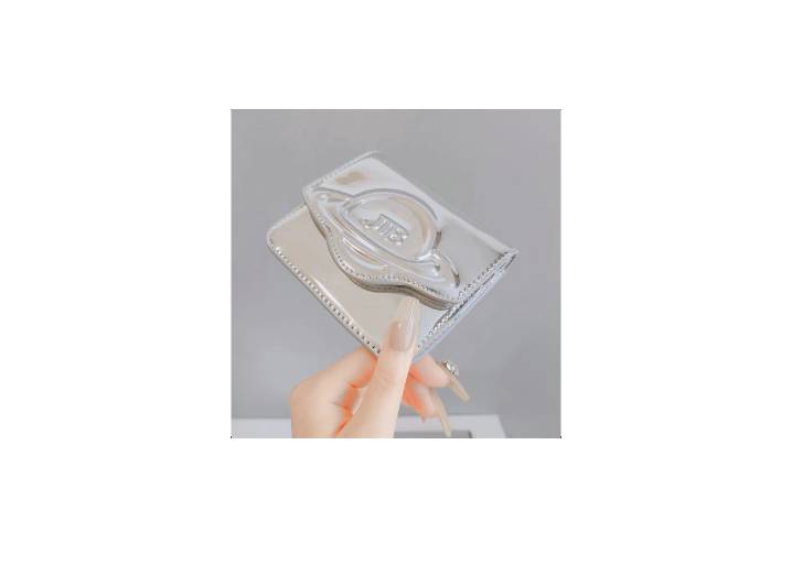 JELLYTOYBOY JTB Portable Silver Glacier Faux Leather ID and Card Holder (Unisex) — изображение 9