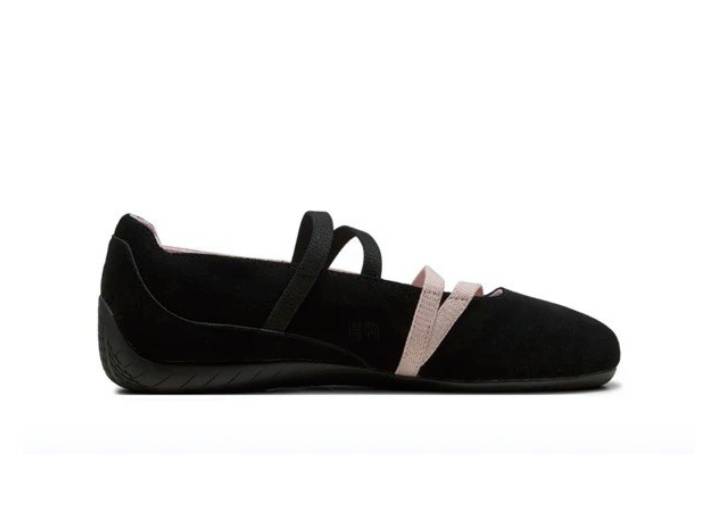 PUMA Speedcat women's ballet flats — Mary Jane style, black and pink — изображение 6