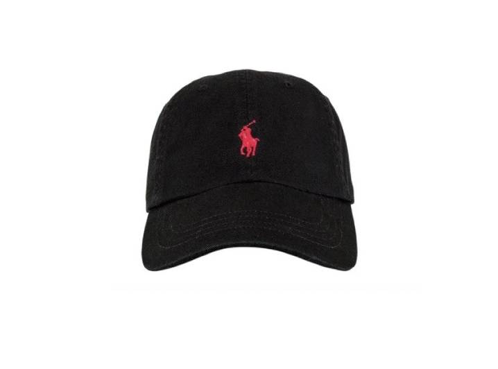 Polo Ralph Lauren Logo Embroidered Fashion Cotton Baseball Cap, Men's, Black — изображение 4