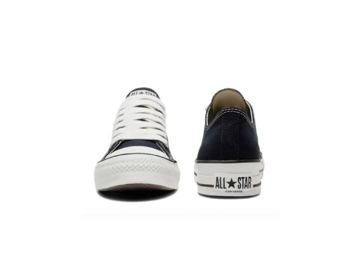 Converse All Star Chuck 90 Trendy Comfortable Low-Top Canvas Shoes, Unisex, Black — изображение 2