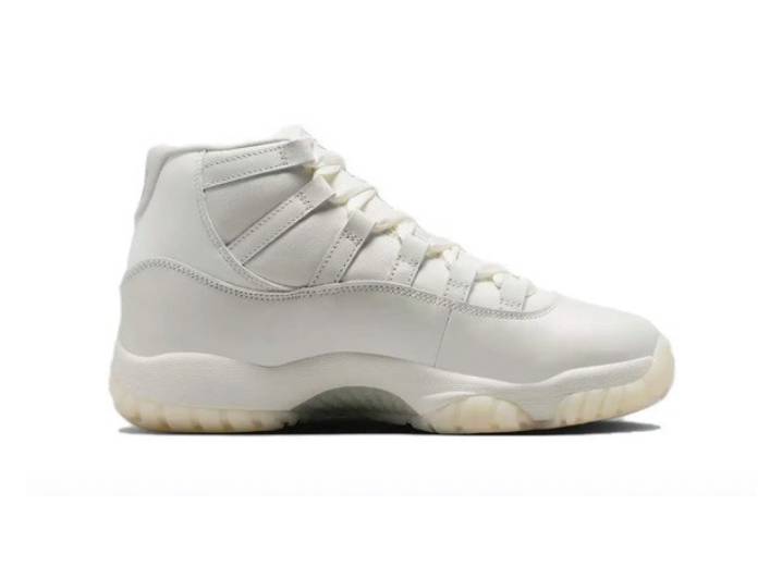 Jordan Air Jordan 11 RETRO Pearl Lightweight Cushioned Mid-Top Retro Basketball Shoes Women's Pearl White — изображение 2