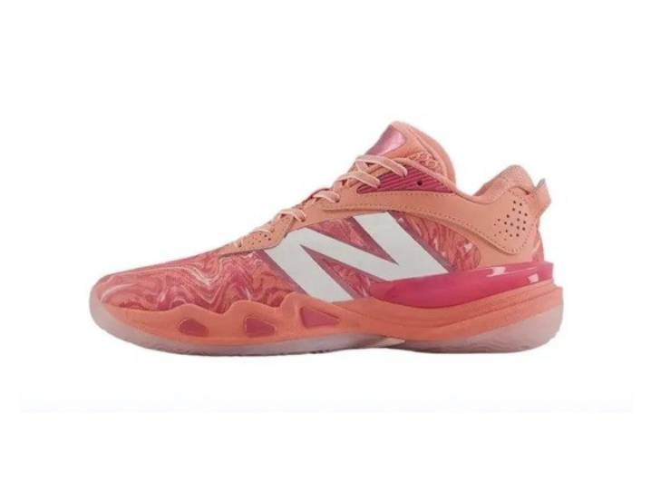New Balance HSL series comfortable, versatile, durable low-top basketball shoes, unisex Pink, D width