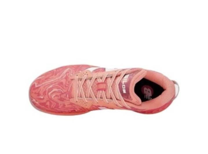 New Balance HSL series comfortable, versatile, durable low-top basketball shoes, unisex Pink, D width — изображение 3