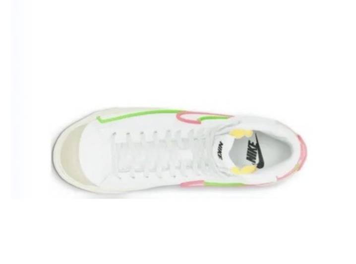 Nike Blazer 77 Infinite Synthetic Leather Gatorade Fit Mid-Top Sneakers Women's White/Red/Green — изображение 3