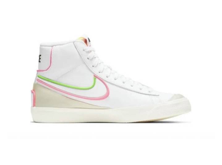 Nike Blazer 77 Infinite Synthetic Leather Gatorade Fit Mid-Top Sneakers Women's White/Red/Green — изображение 5