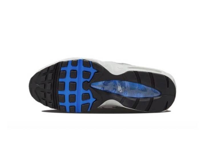 Nike Air Max 95 Retro Reflective Fabric Synthetic Leather Split Suede Low-Top Running Shoes Men's Black, White, and Grey — изображение 2