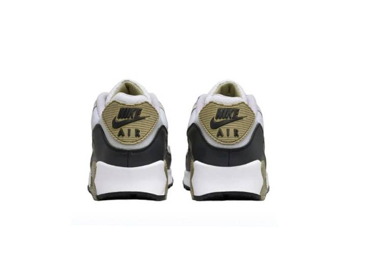 Nike Air Max 90 "Neutral Olive" Comfortable and Versatile Low-Top Training Running Shoes Men's White, Brown, and black — изображение 3