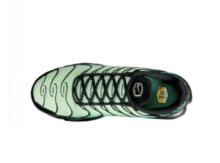 Nike Air Max Plus Sneakers: Comfortable, Versatile, Cushioned, Low-Top, Casual, Unisex, Green and Black. — изображение 4