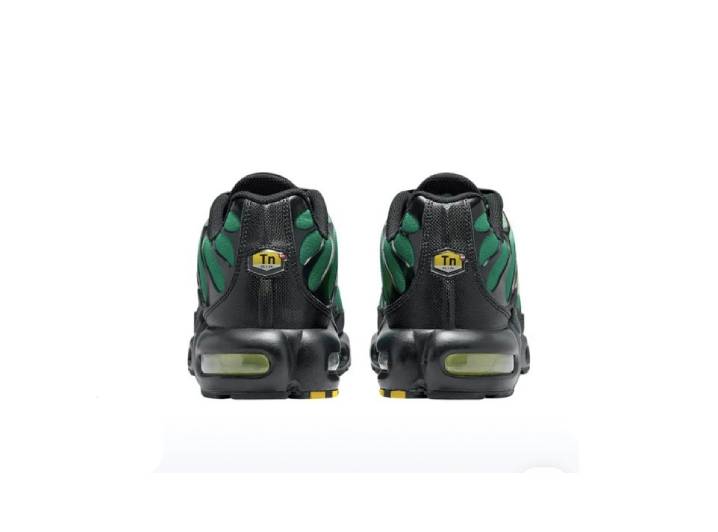 Nike Air Max Plus Sneakers: Comfortable, Versatile, Cushioned, Low-Top, Casual, Unisex, Green and Black. — изображение 5