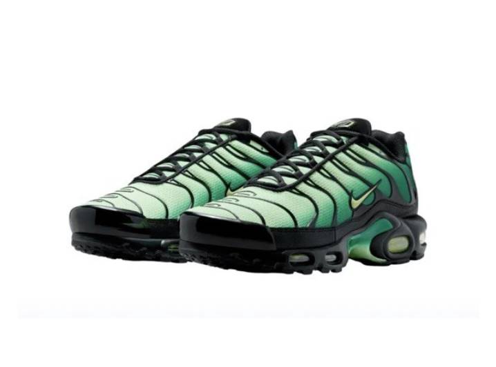 Nike Air Max Plus Sneakers: Comfortable, Versatile, Cushioned, Low-Top, Casual, Unisex, Green and Black. — изображение 6