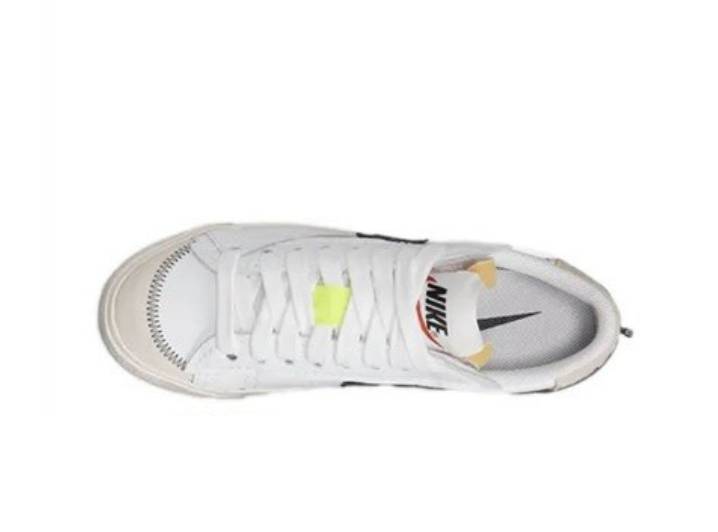 Nike Blazer '77 Jumbo Retro Casual Non-slip Durable Lightweight Low-top Sneakers Women's Black, White and Grey — изображение 4