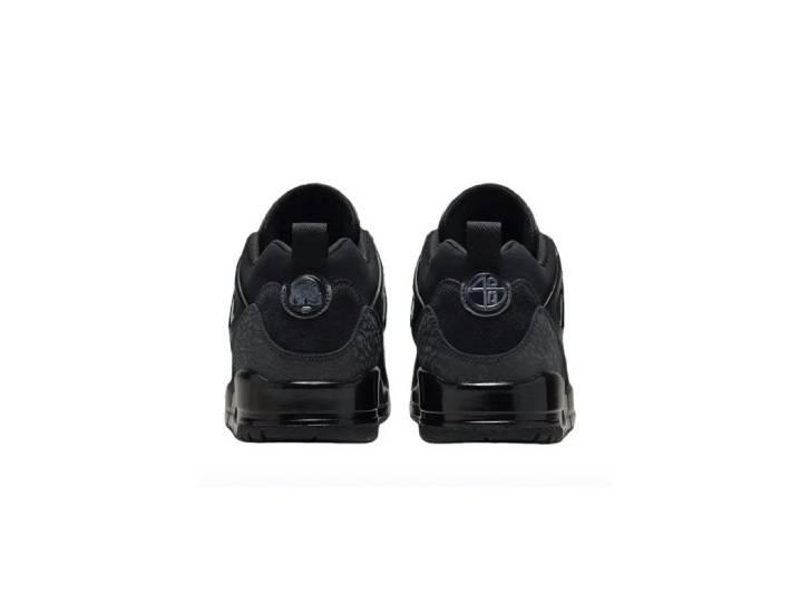 Jordan Spizike Low Comfortable Sporty Low-Top Retro Basketball Shoes Men's Black — изображение 4