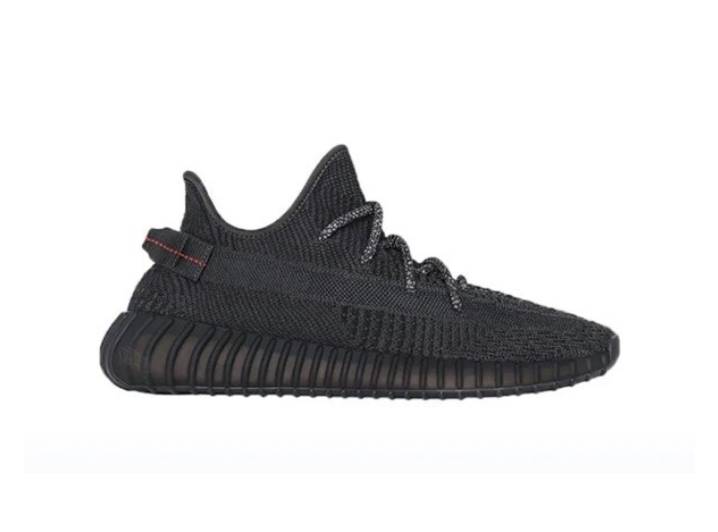 Аdidas originals Yeezy Boost 350 V2 Angel "Black" Low-Top Casual Shoes, Unisex, Black — изображение 3