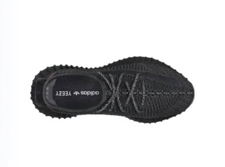 Аdidas originals Yeezy Boost 350 V2 Angel "Black" Low-Top Casual Shoes, Unisex, Black — изображение 4