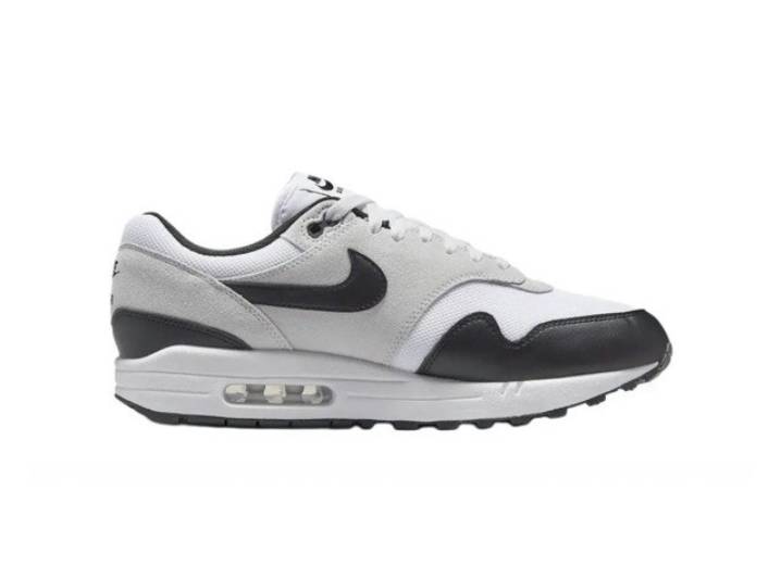 Nike Air Max 1 Synthetic Leather Comfort Low-Top Casual Shoes Men's White/Black — изображение 6
