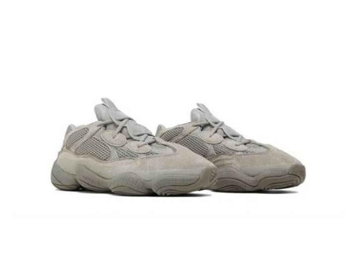 Аdidas Originals Yeezy 500 Ash Grey Washed Fabric Low-Top Dad Shoes, Unisex Style — изображение 4
