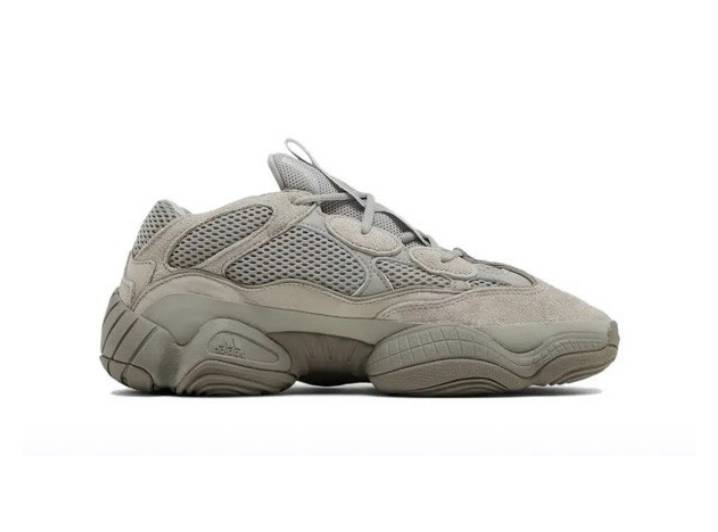 Аdidas Originals Yeezy 500 Ash Grey Washed Fabric Low-Top Dad Shoes, Unisex Style — изображение 5