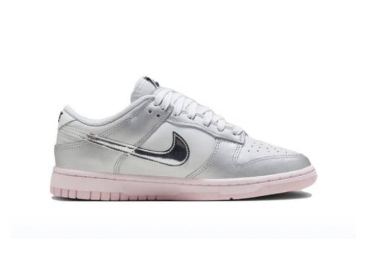 Nike Dunk Low-top Sneakers for Women, Silver — изображение 6