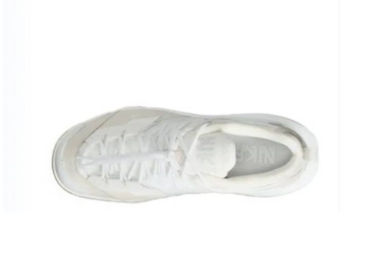 Nike x Sacai Zegamadome SP Leather & Fabric Collaboration: Comfortable, Versatile Low-Top Casual Shoes, Unisex, White — изображение 2