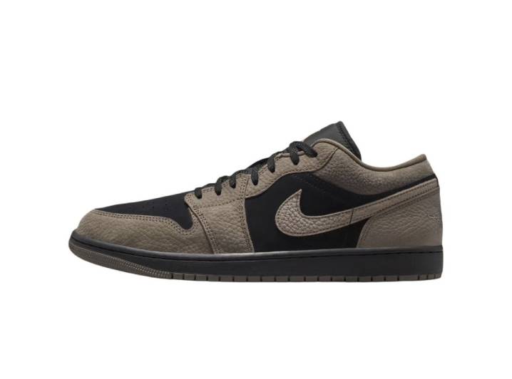 Jordan Air Jordan 1 Mocha Reverse Swoosh Colorway: Comfortable and Soft Low-Top Retro Basketball Shoes, Unisex, Brown and Black