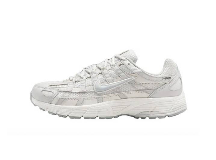 Nike P-6000 SE Versatile, Comfortable, Non-slip, Breathable, Lightweight Low-top Casual Running Shoes, Women's, White
