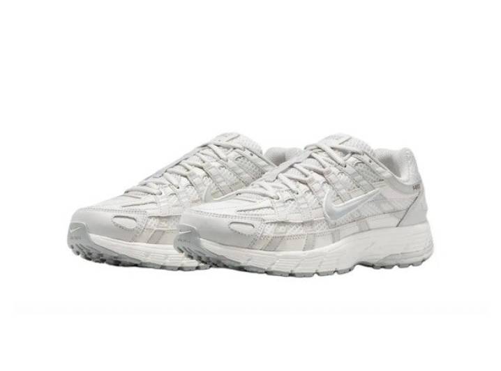 Nike P-6000 SE Versatile, Comfortable, Non-slip, Breathable, Lightweight Low-top Casual Running Shoes, Women's, White — изображение 4
