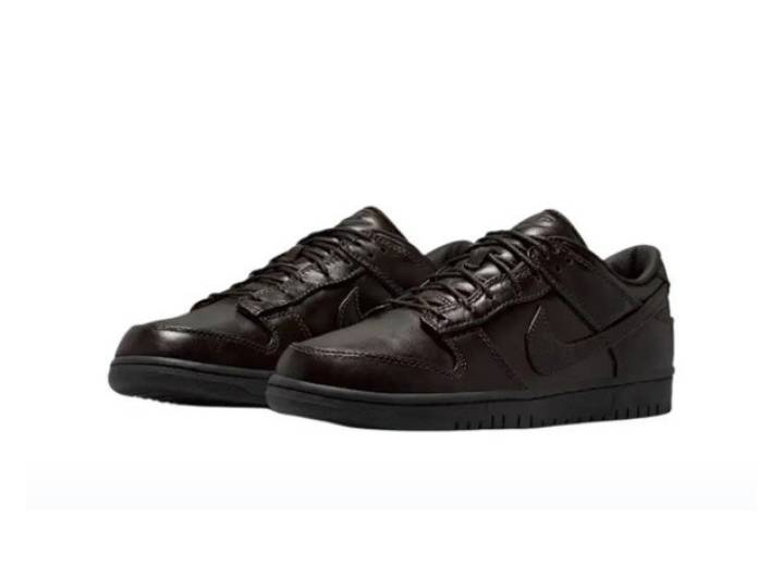 Nike Dunk Retro Premium Comfortable Low-Top Sneakers, Men's, Brown — изображение 2