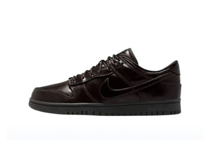 Nike Dunk Retro Premium Comfortable Low-Top Sneakers, Men's, Brown