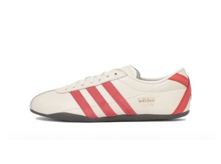 Аdidas Originals Tokyo Comfortable and Durable Low-Top Casual Shoes for Women, White and Red
