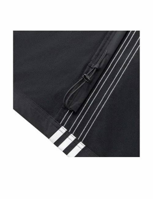 Аdidas originals TP OVERSIZED ZIP OFF Detachable loose-fitting striped retro sporty wide-leg casual pants, unisex, black — изображение 4
