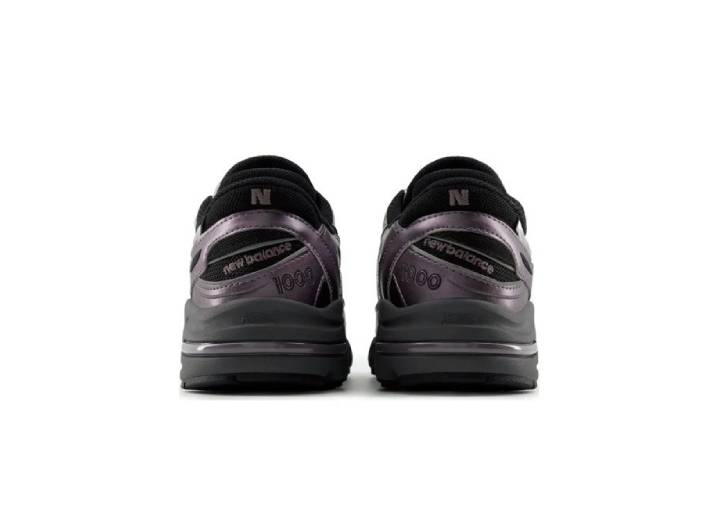 New Balance 1000 Retro Versatile Durable Lightweight Low-Top Casual Shoes, Unisex, Black/Purple — изображение 3