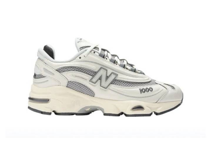 New Balance NB 1000 Comfortable and Versatile PU Mesh Low-Top Casual Running Shoes, Unisex, White — изображение 4