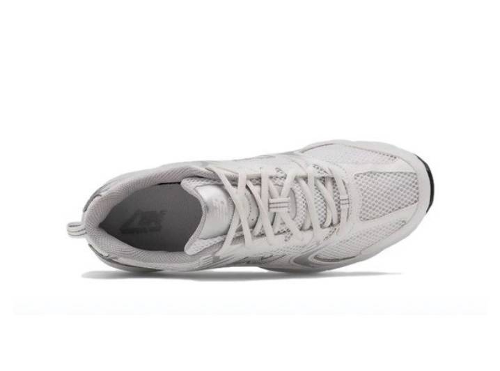 New Balance NB 530 Comfortable Mesh Fabric Synthetic Leather Breathable Support Low-top Casual Urban Commuting Running Shoes Men's Silver — изображение 3
