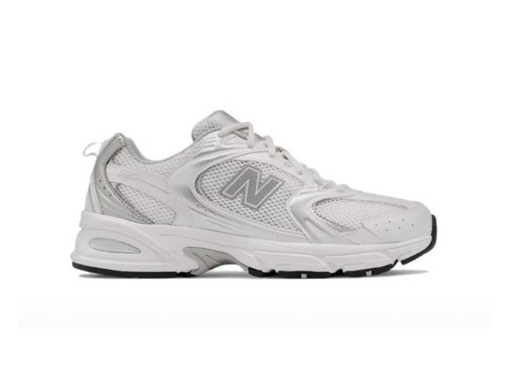 New Balance NB 530 Comfortable Mesh Fabric Synthetic Leather Breathable Support Low-top Casual Urban Commuting Running Shoes Men's Silver — изображение 4